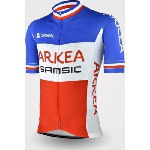 2020 ARKEA SAMSIC TEAM France Champion Men Only Cycling Jersey Short Sleeve Bicycle Clothing Quick-Dry Riding Bike Ropa Ciclismo