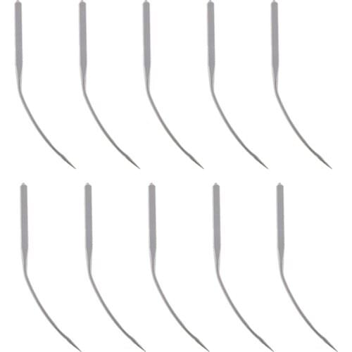 30Pcs Portable Silver Metal Blindstitch Sewing Machine Needles LW*6T