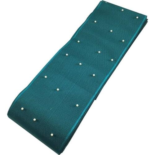 African ASO OKE Headtie With White Beads High Quality Belt 015 Bym 17.2 Meters Free Shipping Wedding Party Cummerbunds