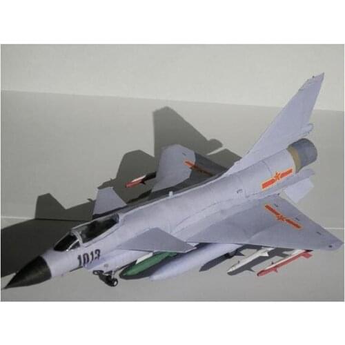 Chinese Air Force J10 Fighter 3D Paper Model DIY
