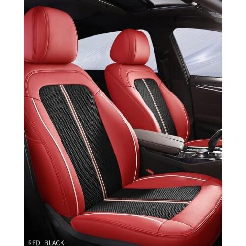 Custom car seat cover leather for Mitsubishi Outlander LANCER ASX Pajero Sport Grandis Interior Accessories for cars styling