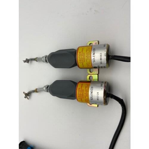 Excavator Engine parts Flameout Solenoid Valve Flameout Switch SD-003A3 05CF24 High Quality