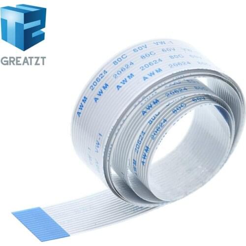 GREATZT 15 Pin Ribbon Flex CSI Cable with 10cm 20cm 30cm 40cm 50cm 60cm Length for Raspberry Pi 3 Model B+ / 3 / 2 Camera