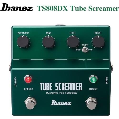 IBANEZ TS808DX TUBE SCREAMER NEW Distortion Booster/Overdrive Guitar Effects Pedal Stomp | Made in Japan