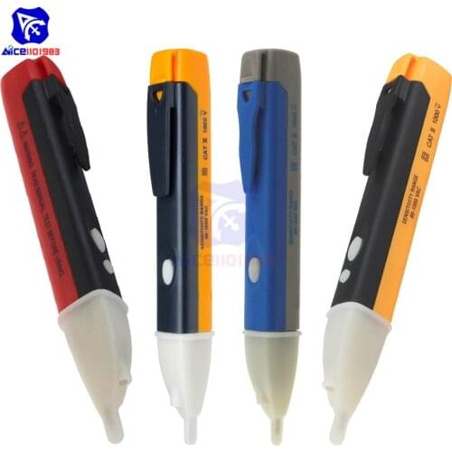 Diymore Electric Indicator Alert 90-1000V Non-Contact Socket Wall AC Power Outlet Voltage Detector Sensor Tester Pen AC 110-220V