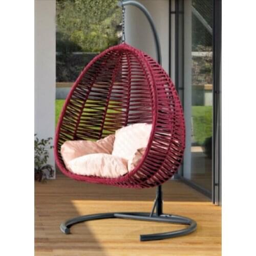 TEK KİŞİLİK HAND-KNITTED RATTAN SWING 437813057