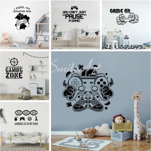 Creative Game Waterproof Wall Stickers Home Decor For Kids Rooms Decoration Wall Art Decal