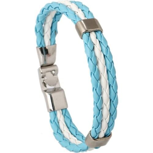 2020 Fashion Unisex Jewelry Red String Bracelet 3 Layer Handmade Braided Leather Rope Men Women Hand Strap Charm Bracelet