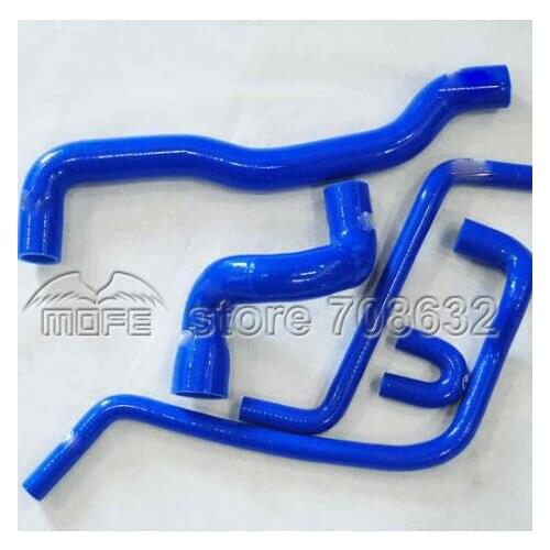 MOFE 5PCS/SET 3-ply Silicone Radiator Hose Kit For SAAB 900 1995-1998