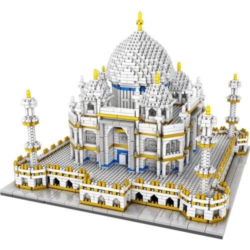 3950Pcs Toys Set for Kids Creator Mini Blocks World Famous Architecture Taj Mahal 3D Model Building Blocks Educational Bricks