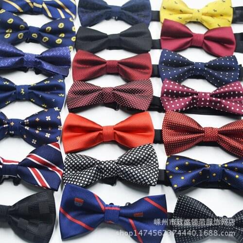 New Fashion Necktie Lovely Adult Bow Ties Wedding Birthday Party Gifts Elegant Western Butterfly Silk Yarn Gravata Bow Tie