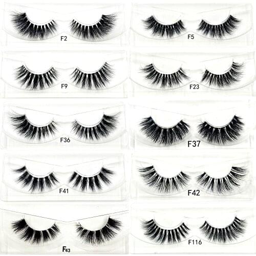 3D mink lashes wholesale 100pcs false eyelash cruelty free natural long hand made invisible band fake lash with fast shipping