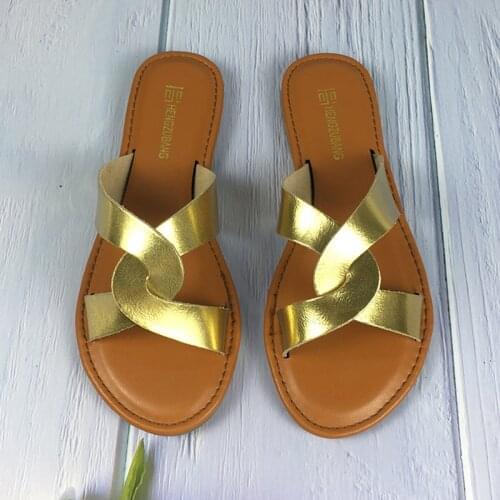 2021 Summer New Slippers Women Fashion Open Toe Solid Color Flat Sandals Comfortable Roman Style Outdoor Womens Shoes Plus Size
