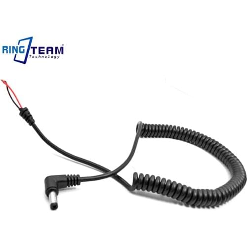 Spiral Coiled Curved Power Cable Cord 5.5x2.1mm DC Plug Tip Connector for CCTV Photo Lamp Light Monitor Router PC Screen Camera