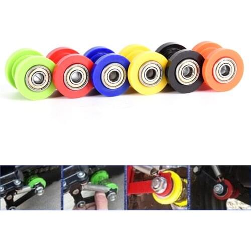JETTING 1PC Chain Roller Slider Tensioner Guide Pulley Dirt Pit Bike Motorcycle Durable 8mm