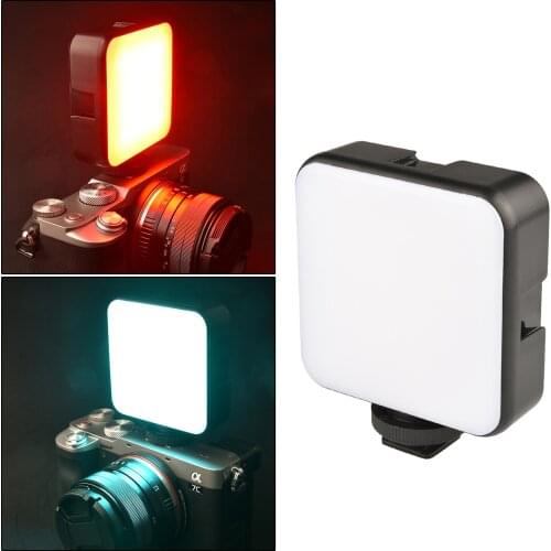 LED Video Light, Built-in Rechargeable Batteries 3000-6500K Bi-Color and Brightness Dimmable CRI96+ Ultra-thin Panel