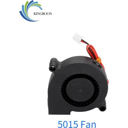 KingRoon 24V 5015 Fan air-blower For 3D Printer Fan KP3 Exclusive e3d V5 Blue Silicon Sock Cover 3D Printer Parts 16*16*12mm