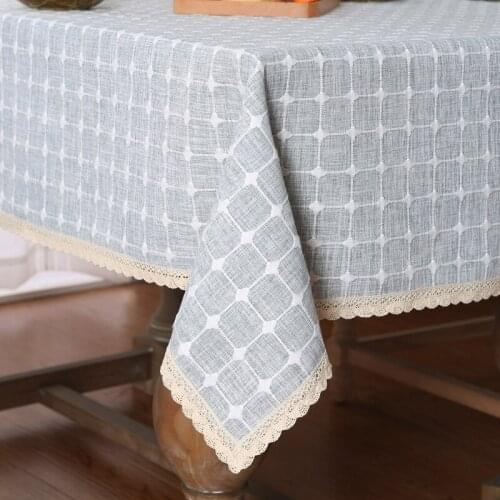 High Quality Plaid Pattern Design Table Covers Table Cloth For Home Decorative Wedding Hot Sale
