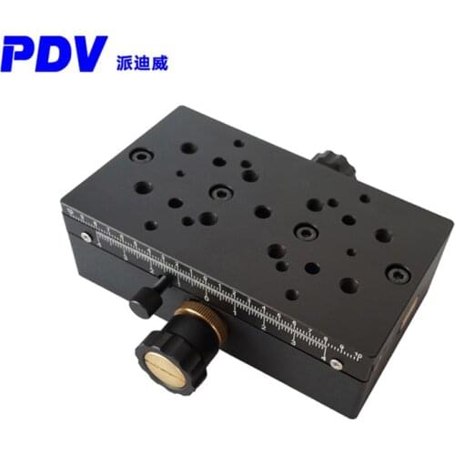 PT-SD103P High-precision Precision Translation Stage Manual Displacement Platform X-axis Screw Slide Table