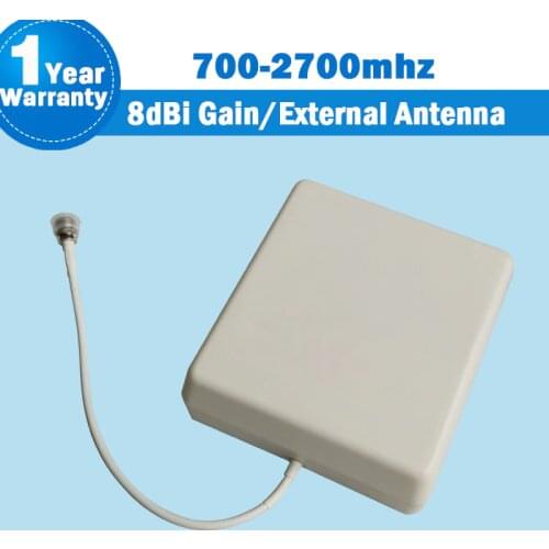 2G 3G 4G 700Mhz to 2700MHz GSM CDMA DCS WCDMA UMTS LTE Outdoor Panel Antenna External Antenna For Mobile Phone Siganl Booster 23