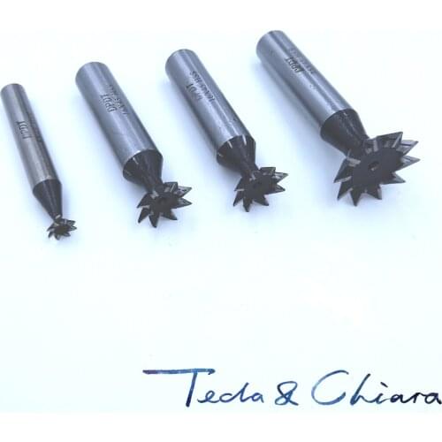 20mm x 45 60 Degree High Quality Degree HSS Straight Shank Dovetail groove slot Cutter End Mill * 20 mm
