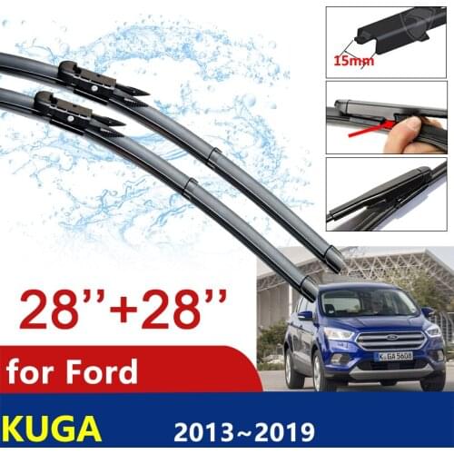 Car Wiper Blades for Ford KUGA Mk2 2013 2014 2015 2016 2017 2018 2019 Escape Front Window Windscreen Windshield Car Accessories