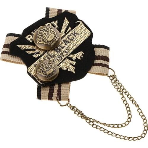 Casual Unisex Pin Simple Navy Style Chain Tassel Corsage Metal Medal Emblem Fashion Jewelry