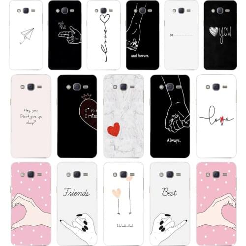 66 Love Heart Soft Silicone Tpu Cover phone Case for Samsung Galaxy j2 Pro j2 Core 2018 j4 Plus 2018 j5 j7 Prime Neo Case
