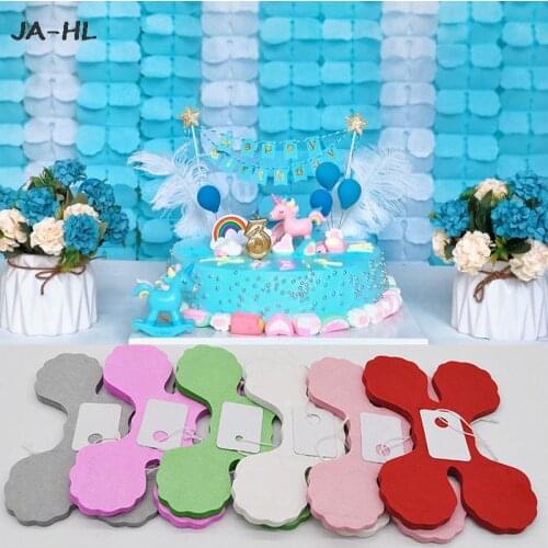 Four Leaf Clover Paper Pull Flag Garlands Craft Supplies Wedding Party Home Dec