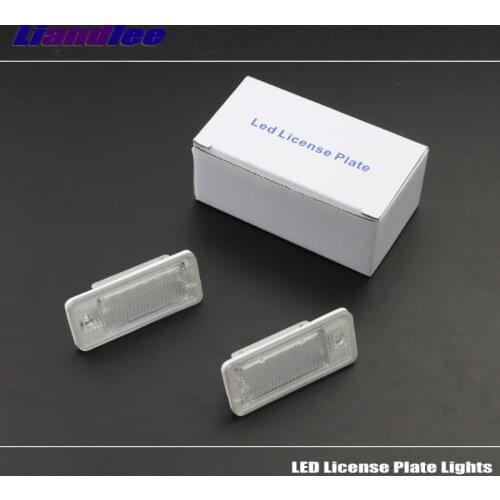 For Audi A8 S8 (D3 4E) 2003~2007 LED Car License Plate Lights Number Frame High Quality Lamp