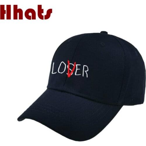 Embroidery LOVER Dad Hat Cotton Lover Loser Baseball Cap Summer Snapback Hip Hop Men Cap Bone 6 Colors Available Drop Shipping