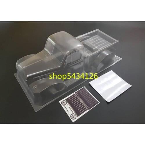 Toys Rc Car Clear Body & Stickers Decals For 1:10 Remote Control Car Rc Crawler Part Car Shell 313mm