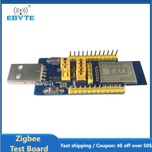 CH340G Zigbee Module USB Test Board Kit 2.4GHz 20dBm Wireless RF Module EBYTE E18-TBH-01