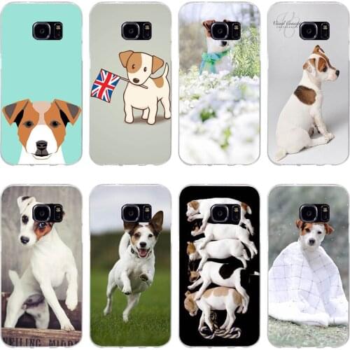 39H jack russell terrier Soft TPU Silicone Cover Case for samsung Galaxy s6 s6 s7 edge s8 s9 plus case