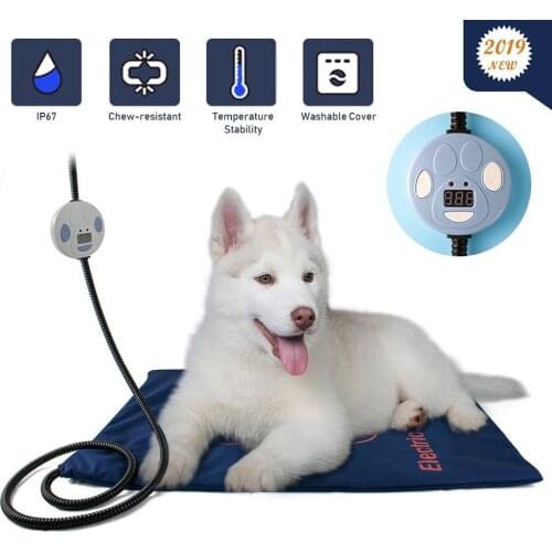 Pet Dog Cat Heating Pad Waterproof Warmer Mat Bed for Dogs Cats Indoor Warming Mat 60*45cm