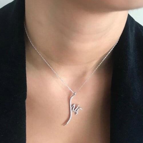 No 925 Sterling Silver Necklace Women Girls Gift Jewelry Accessories Fashion Handmade Elegant Chain