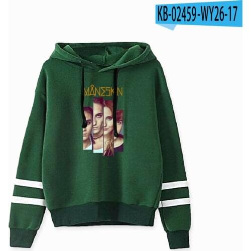 2021 New Maneskin print Autumn Holiday Preppy Kawaii Novelty Style Men/Womens sweatshirt Cotton Clothes hoodie