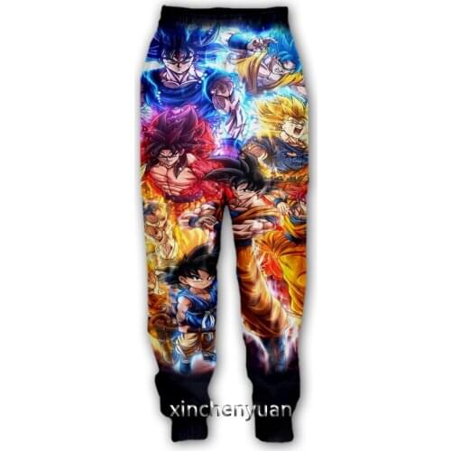 Xinchenyuan New Men/Women Cartoon characters 3D Printed Casual Pants Fashion Streetwear Men Loose Sporting Long Trousers F57