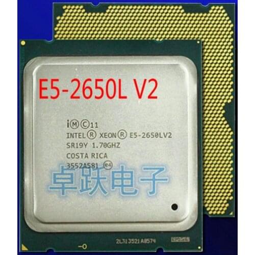 Intel E5-2650L V2 10-Core 1.7GHz LGA2011 CPU Processor E5 2650L V2 free shipping