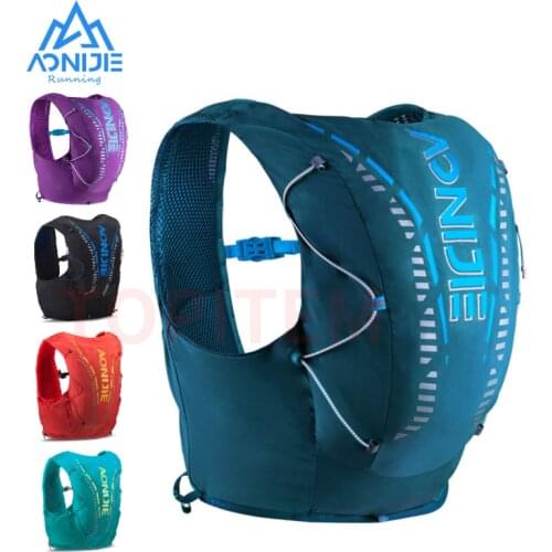 AONIJIE C962S 2021 Update 12L Sports Off Road Backpack Running Hydration Bag Vest Soft For Hiking Trail Cycling Marathon Race