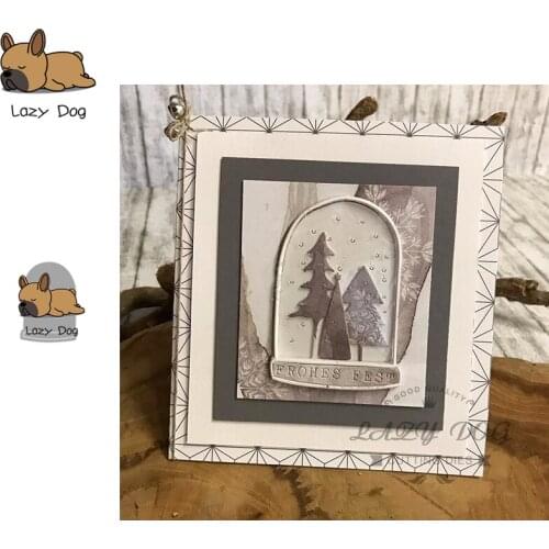 Glass Cover Metal Cutting Dies Scrapbooking Stencil DIY Decorative Craft Embossing Die Cuts Card Making New Dies For 2020