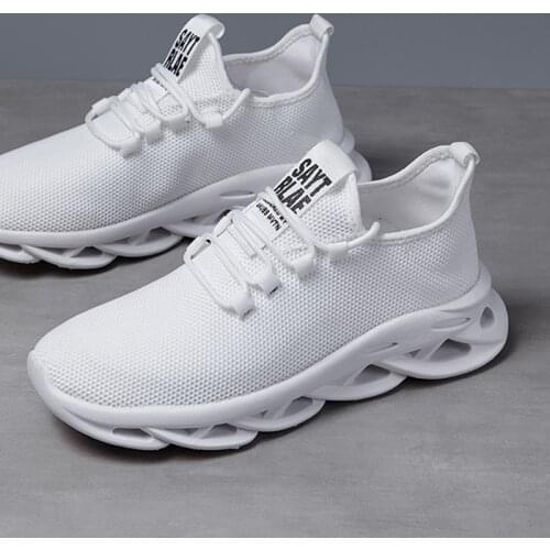 New mens light sneakers casual summer breathable mesh sports comfortable walking large size vulcanized 46 shoes