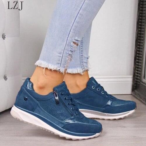 2020 Womens Wedges Sneakers Vulcanize Shoes Sequins Shake Shoes Fashion Girls Sport Shoes Woman Sneakers Shoes Woman Footwear