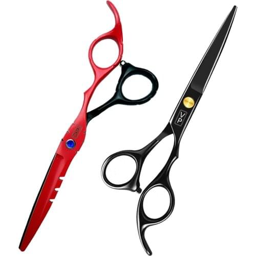 6‘’ Hair Cutting Scissors 440C Professional Hairdressing Scissors Salon Barber Shop Thinning Hair Shears Hairdressers Scissors