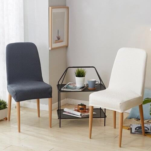 Japan Style Solid Chair Cover Spandex Cheap Super Stretch Kitchen Dining Chair Seat Covers Slipcover Housse De Chaise 8 Colors