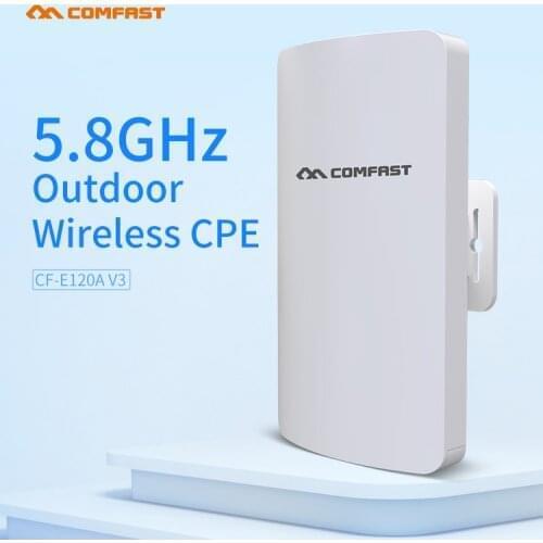 COMFAST 300Mbs CF-E120A V3 Mini Series Wireless Bridge Outdoor CPE Wifi Router Repeater AP for IP Camera Project 1-2KM Range