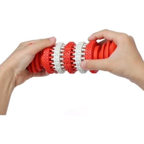 Dog Toy Interactive Rubber Molar Dog Toy Resistant To Bite Tooth Cleaning Chew Training Toys For Pet Dog Cat Puppy Teeth Stick