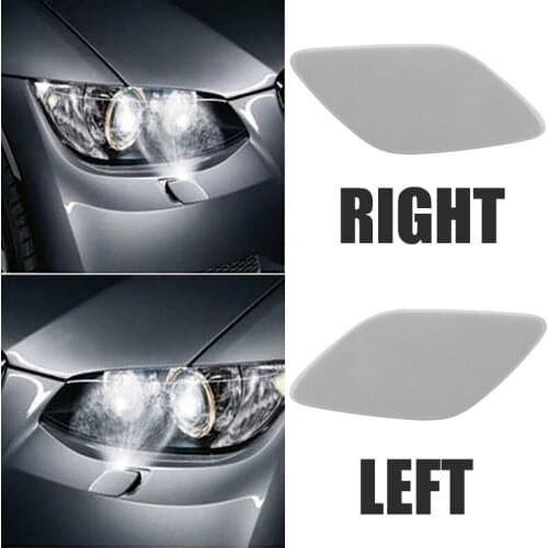 JXLCLYL 2pc L+R Passenger Side Headlight Washer Cover For B-M-W E92 E93 3 Series 05-10