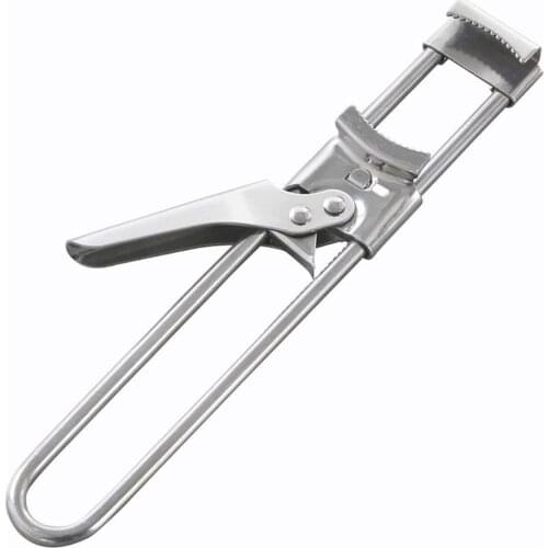 Stainless Steel Gripper Can Opener Multifunctional Adjustable Manual Jar Lid Opener Kitchen Supplies