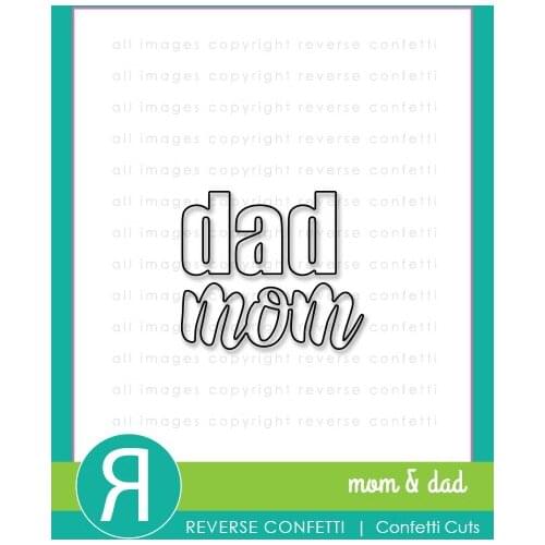AliliArts Metal Cutting Dies dad & mom Cheers diy Scrapbooking Photo Album Decorative Embossing PaperCard Crafts Die